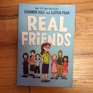 Real Friends by Shannon Hale & LeUyen Pham — Light Blue Cover